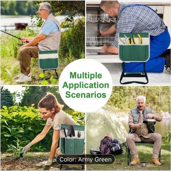 Garden Kneeler and Seat Foldable - Picture 8 of 8